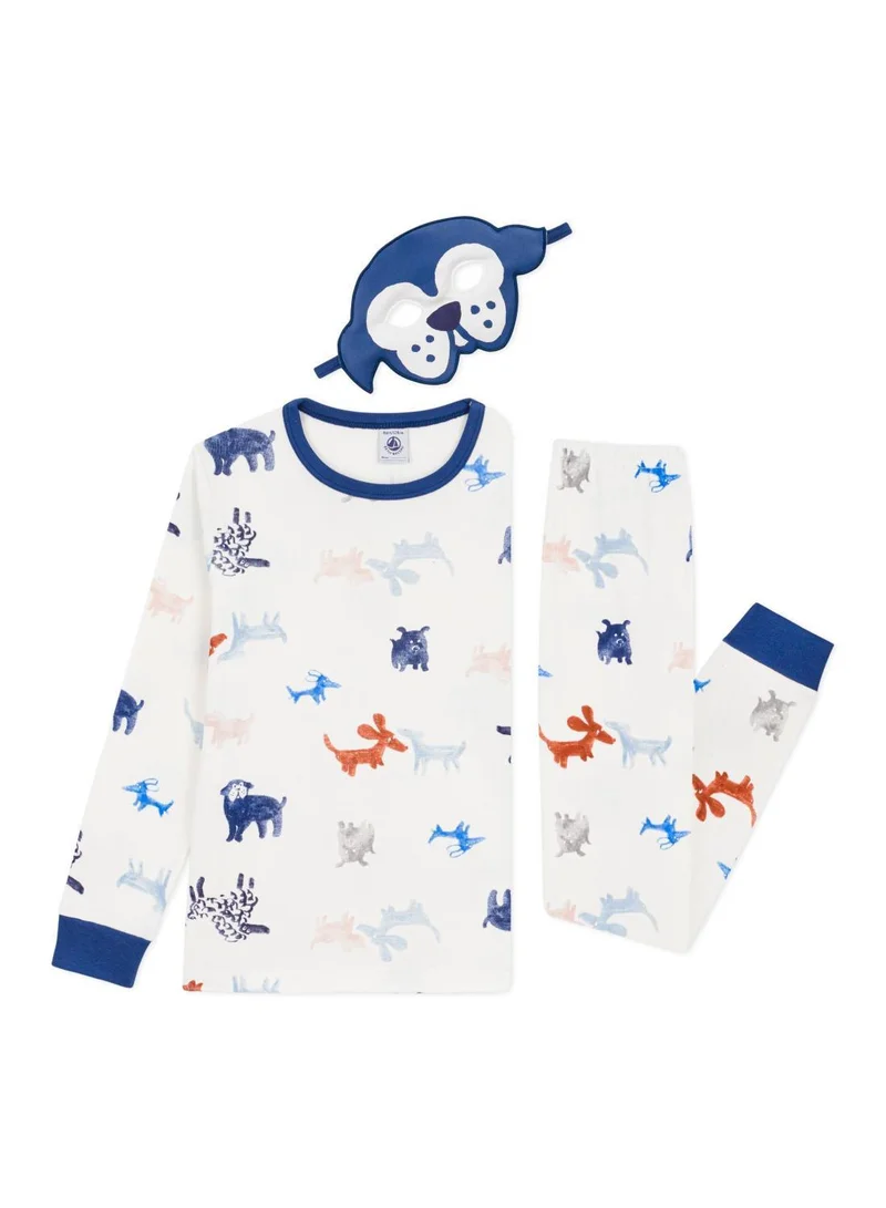 بيتي باتو Children's dog print cotton fancy dress pyjamas